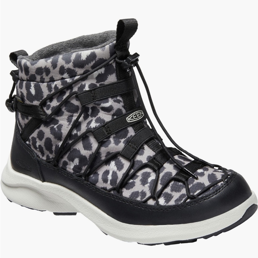 NEW KEEN Uneek Waterproof Chukka Boot Animal Print/Silver Birch